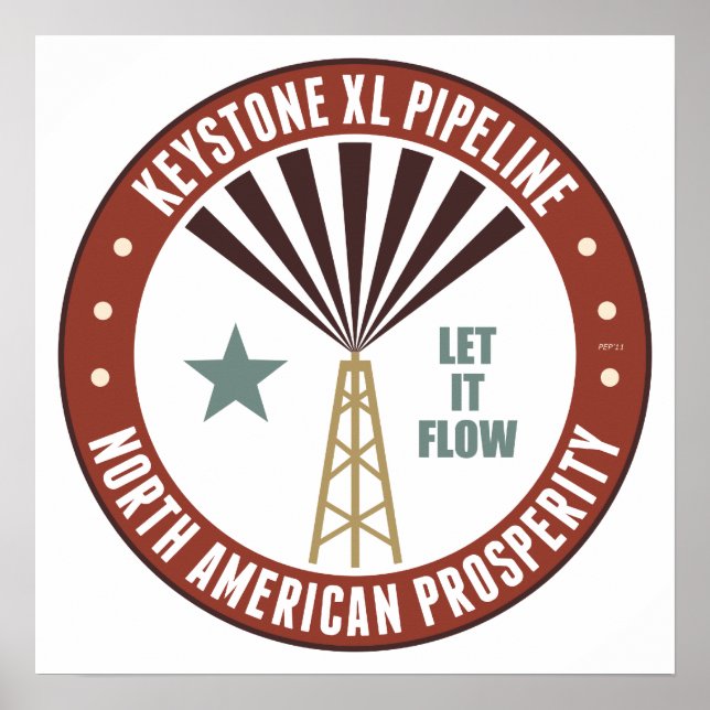 Pôster Pipeline XL Keystone (Frente)