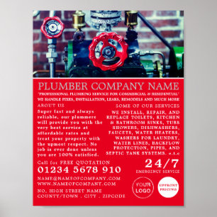 Poster Pipes Clássicos, Canalizador, Publicidade Canaliza