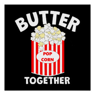 Pôster Pipoca de Filme BUTTER Juntos
