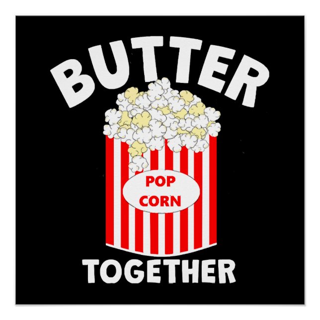Pôster Pipoca de Filme BUTTER Juntos (Frente)