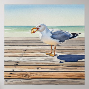 Poster Pipoca De Roubo De Seagull