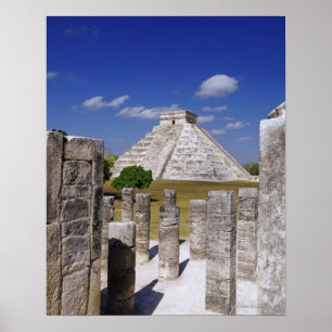 Pôster Pirâmide Kukulcan, como se vê no Grupo do