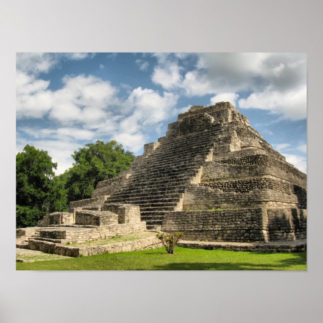 Poster Pirâmide Mayan (Frente)