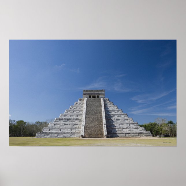 Poster Pirâmide Mayan, Manhã em março (Frente)