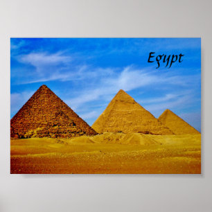 Poster Pirâmides de Giza