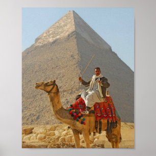 Poster Pirâmides de Gizé e Passeio de Camelo, Viagem ao E