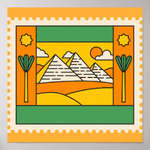 Poster Pirâmides do Egito