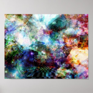 Poster Pirâmides do espaço