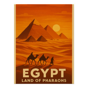 Pôster Pirâmides Místicos de Giza"