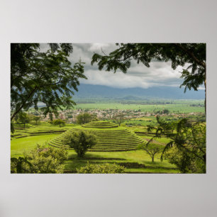 Poster Pirâmides Redondos Ruínas, Sayulita, Nayarit, Méxi