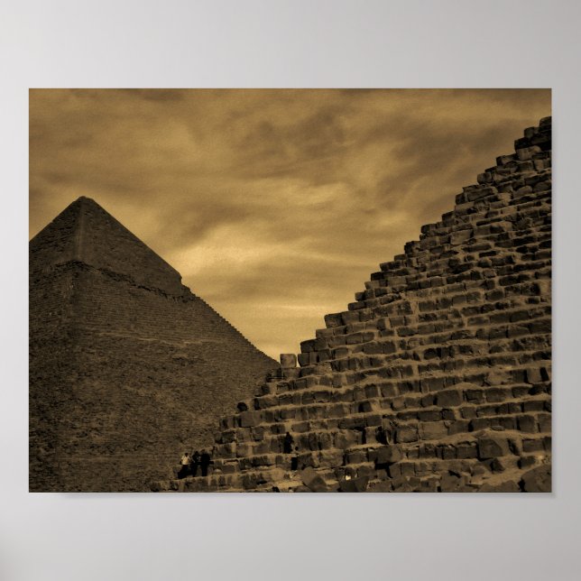 Poster Pirâmides Sunset (Frente)