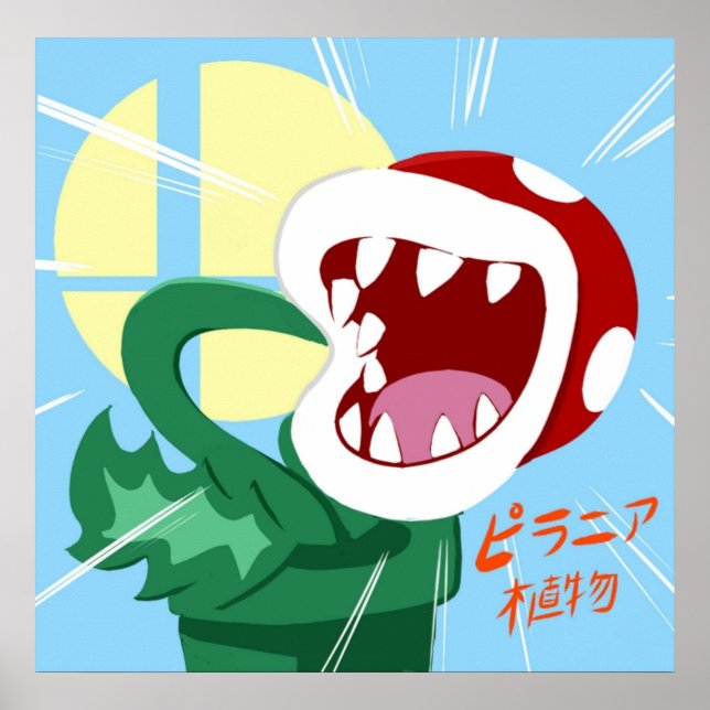 Poster Piranha Plant in Smash (Frente)