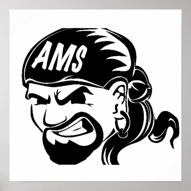 Pôster Pirata AMS (Frente)