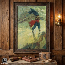 Pirata Antigo, O Holandês Voador por Howard Pyle