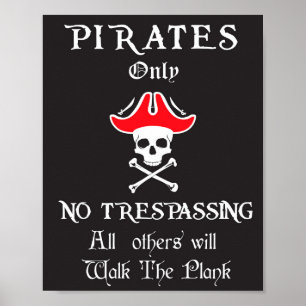 Pôster Pirata apenas sem invasão