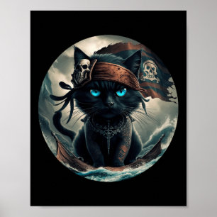 Poster Pirata Black Cat