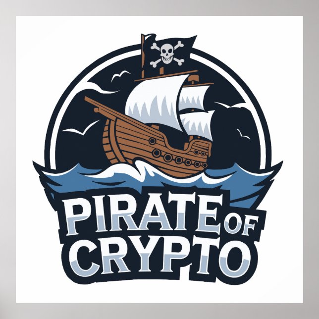 Poster Pirata de Crypto (Frente)