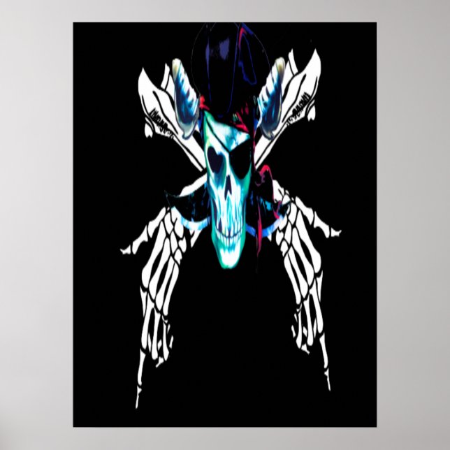 Poster Pirata Marítimo Vintage  (Frente)