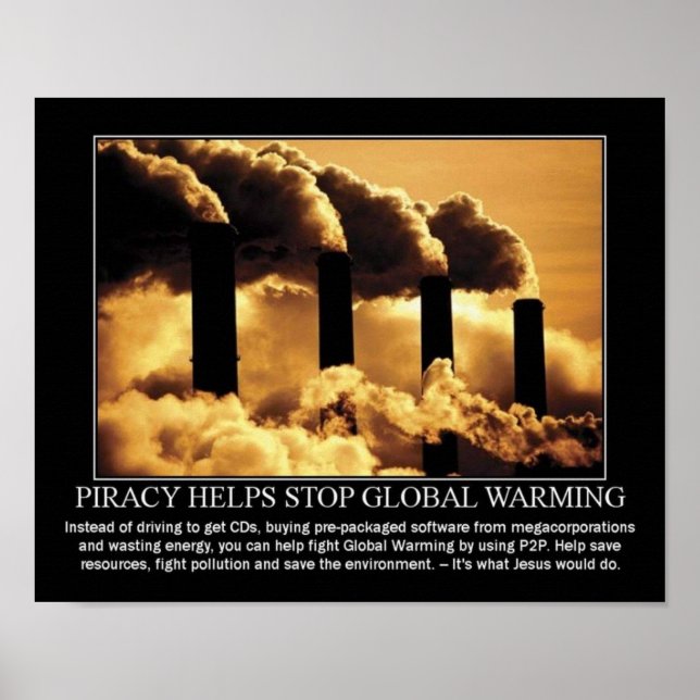 Pôster Pirataria. O Verde (Frente)