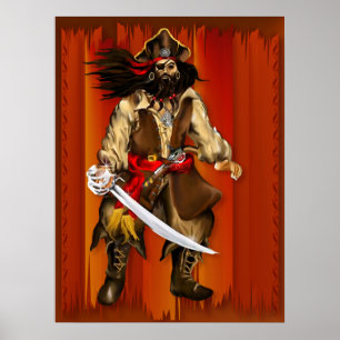 Poster Pirate and Sword...Poster