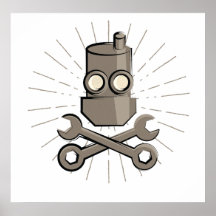 Pirate Robot - Jolly Roger - Variante 01