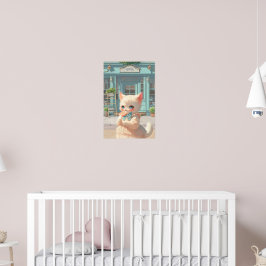 Poster Pirulito Mágico: Loja de Doces do Bebê Gato Bao Ba
