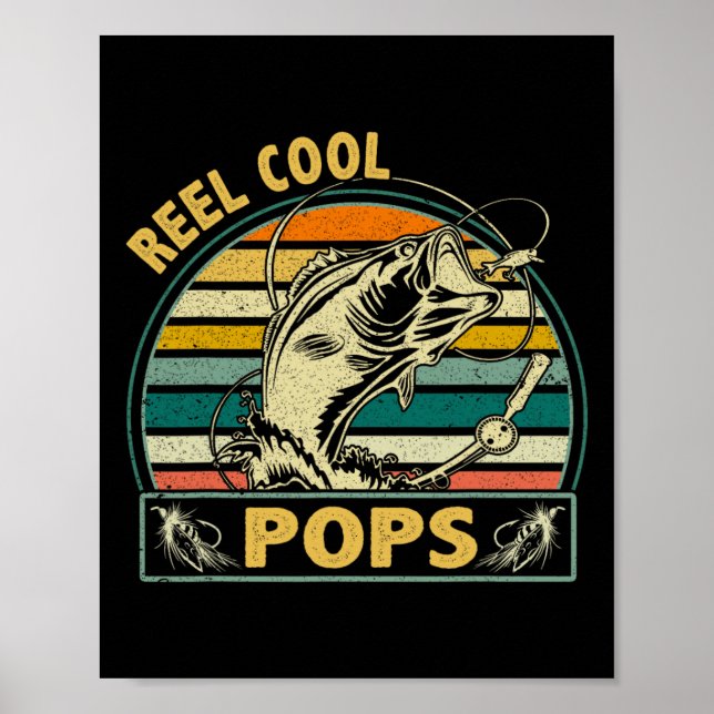 Poster Pirulitos de pesca muito legais para o Dia dos Pai (Frente)
