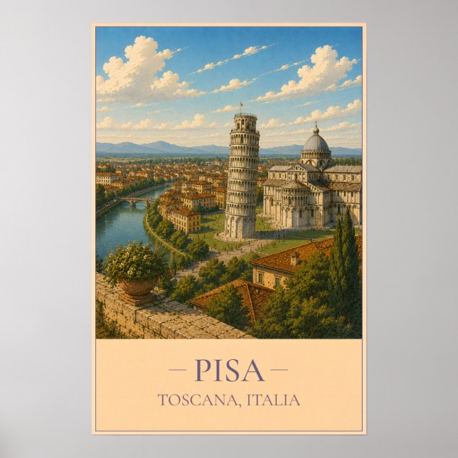 Poster Pisa (Frente)