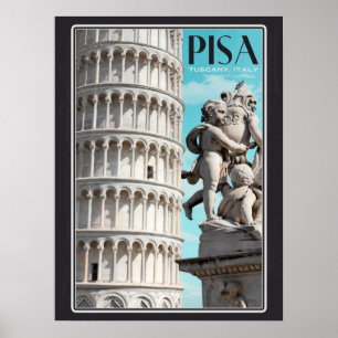 Pôster Pisa - a torre inclinada