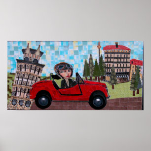 Pôster Pisa Driver - Bonorand Art