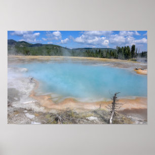 Poster Piscina Black Diamond, Parque Nacional de Yellowst