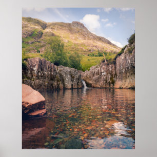 Poster Piscina da Cachoeira de Glencoe
