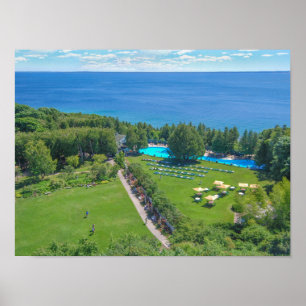Poster Piscina do Grand Hotel, Mackinac Island, Michigan,