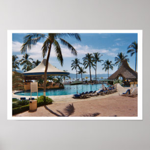 Pôster Piscina do recurso de Puerto Vallarta