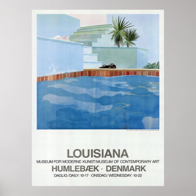 Poster Piscina e Escadas (Frente)
