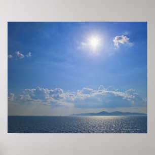 Poster Piscina, ilhas de Cyclades, Mar Egeu