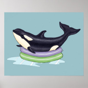 Poster Piscina infantil de Orca