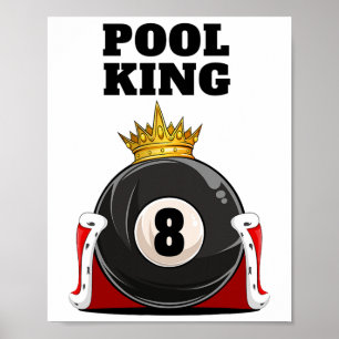 Poster Piscina King Boys Piscina Billiard Mens Piscina