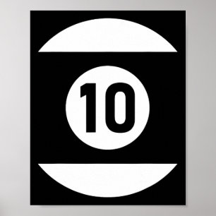 Poster Piscina Ll 10 Billiards Correspondentes Dão Fácil