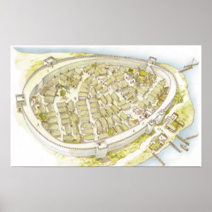 Pôster Piscina. Polis