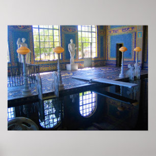 Poster Piscina romana no Castelo de Hearst, Califórnia