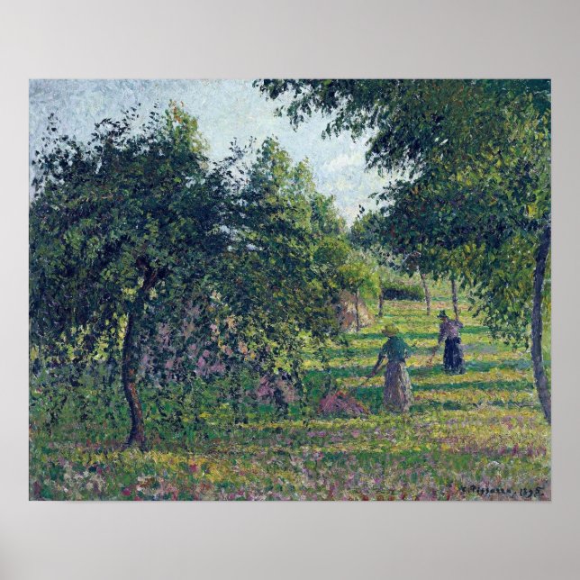 Poster Pissarro - Árvores De Maçã Em Eragny 1895 (Frente)