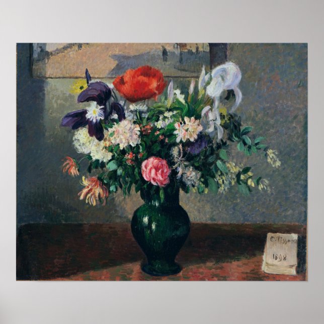 Poster Pissarro - Buquê De Flores 1898 (Frente)