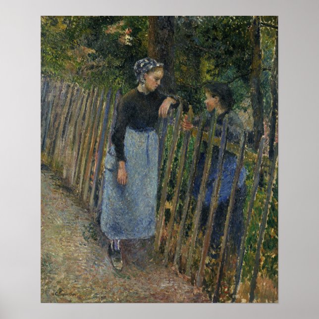 Poster Pissarro - Conversa (Frente)