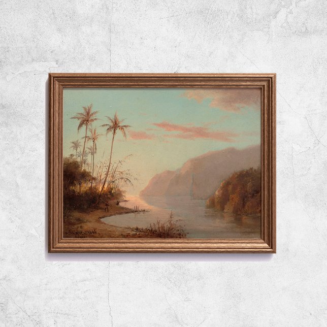 Poster Pissarro Creek Na Rua Thomas Famosa Art (Pissarro Creek In St Thomas Famous Art Poster
)