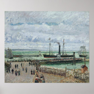 Poster Pissarro - Entrando no Porto de Havre, no Oeste, e