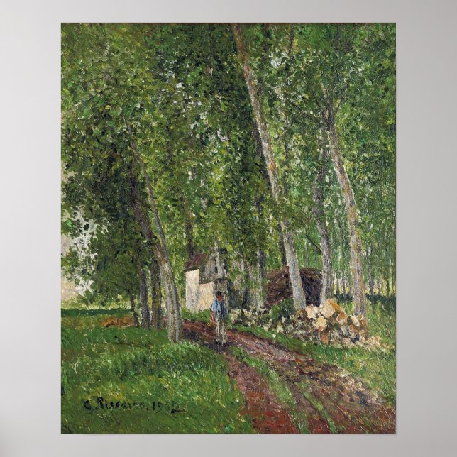 Poster Pissarro - Espessa No Moret 1902 (Frente)