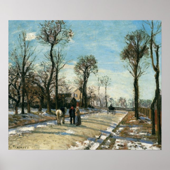 Poster Pissarro - Estrada Para Versalhes Louveciennes Win (Frente)