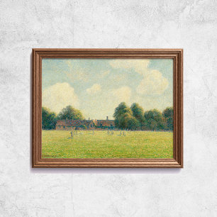 Poster Pissarro Hampton Court Famoso Arte Antiga