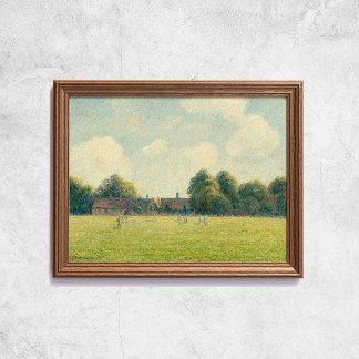 Poster Pissarro Hampton Court Famoso Arte Antiga
